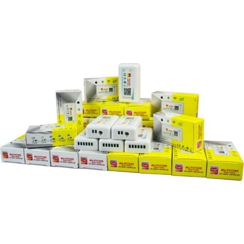 Intelligent voice APP Wifi RGBWC Controller 5V-24V voltage input Lights Strip Controller Smart Home work with Alexa Google