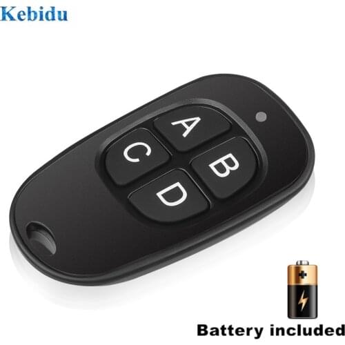 433MHz Universal Wireless Remote Control Clone 4 Keys Copy Cloning Garage Door Electric Controller Duplicator Key Car