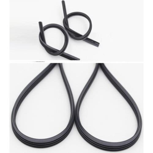 2PCS Silicone 26 Inch Car Bus Universal Frameless Windshield Wiper Blade Refill