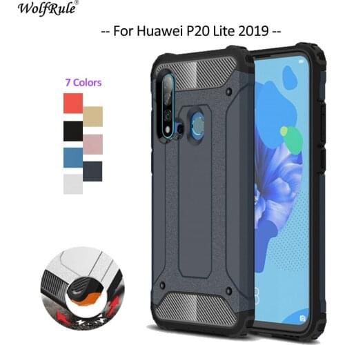 For Cover Huawei P20 Lite 2019 Case TPU & PC Armor Bumper Anti knock Protective Phone Case For Huawei P20 Lite 2019 Cover 6.4