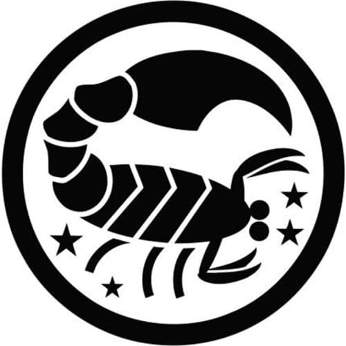 CS-10497# Scorpio Zodiac Sign Vinyl Decal Car Sticker Waterproof Auto Decors