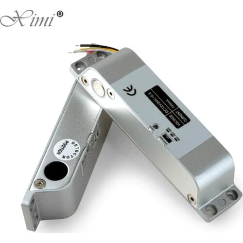 DC 12V Fail Safe Electric Drop Bolt Lock For Door Access Control Low Tempreture 5 Lines External Installation Electric Bolt Lock