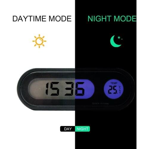 Electronic Electronic Clock LCD Digital Time Clock With Backlight 1 Pcs CR2032 Battery