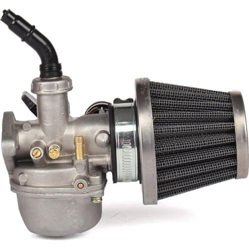 Carburetor PZ19 Carb for 50 70 90 110 125cc ATV Quad 4 Wheeler Dirt Bike Motorbike Motorcycle Carburetors W/ Air Filter