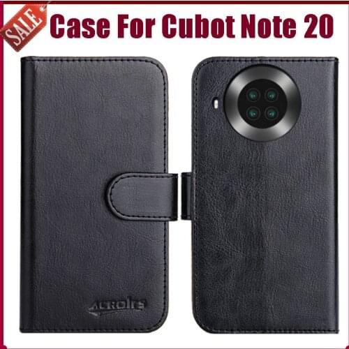 Hot! Cubot Note 20 Case 6.5" Fashion 6 Colors Flip Soft Leather Phone Wallet Cover For Cubot Note 20 Case Card Solts Fundas