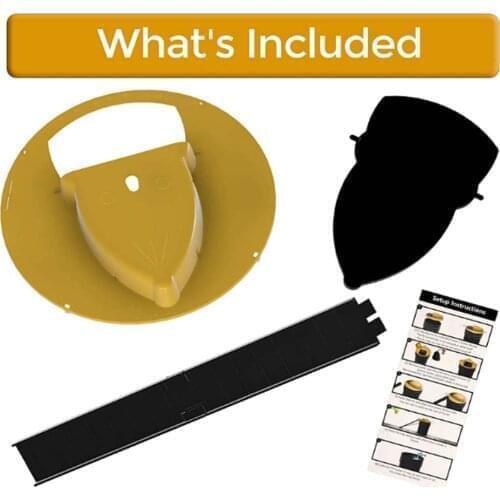 Mouse Rat Trap Plastic Flip N Slide Bucket Lid Mouse Rat Mouse Trap Humane Or Lethal Trap Door automatic Style Multi Catch