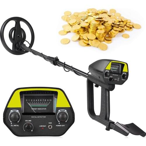 MD-4080 Metal Detector with Adjustable DISC Function Lightweight Treasure Hunter Gold detector with Waterproof Coil