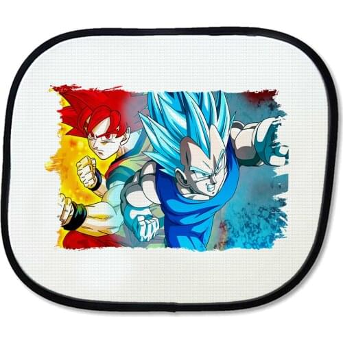 MERCHANDMANIA DRAGON BALL SUPER GODS SSJ side windows car accessory flexible gift custom offer