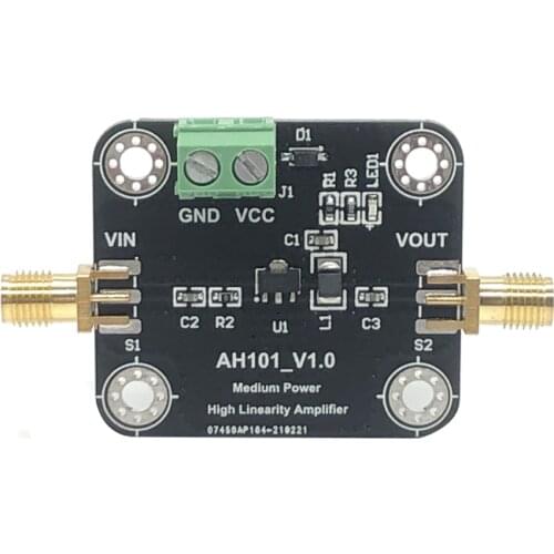 AH101 Module RF Amplifier High Linear Medium Power 1.5GHz Single Power Supply