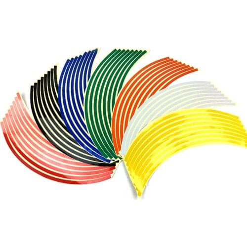 Wheel Sticker Reflective Rim Stripe Tape Bike Motorcycle Stickers For Honda For Kawasaki Z750 Z800 For YAMAHA MT07 MT09 MT10 R1
