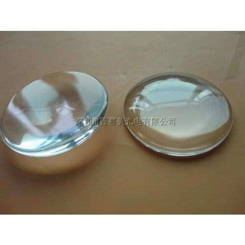 LED glass lens Diameter 35MM Height 8.0MM plano convex ,optical LED lenses