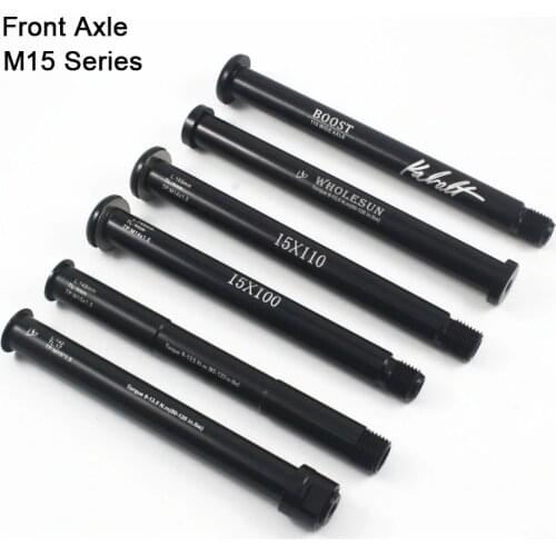 Bicycle Thru Axle MTB Thru axle Road Bike Shaft Front hub Skewers 15mm Axle 15x142 15x148 15x100 15x110 Bike Axle Quick Release