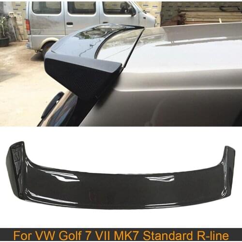 Car Rear Spoiler Wing For Volkswagen VW Golf 7 VII MK7 Standard R-line 2014-2020 Carbon Fiber Rear Roof Boot Lip Wing Spoiler