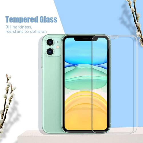 Tempered Glass for iPhone iPhone 11 12 Pro Max Mini X XR XS Max Protective Glass for iPhone 7 8 6 6S Plus 5 5S Se Hard Film