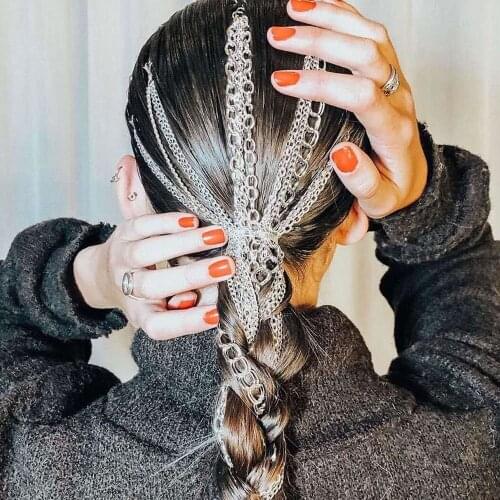 Punk hip hop Hairpins for Women hairgrips hair combs claws barrettes sticks jewelry Long pearl Hair Accessories Wedding Jewelry