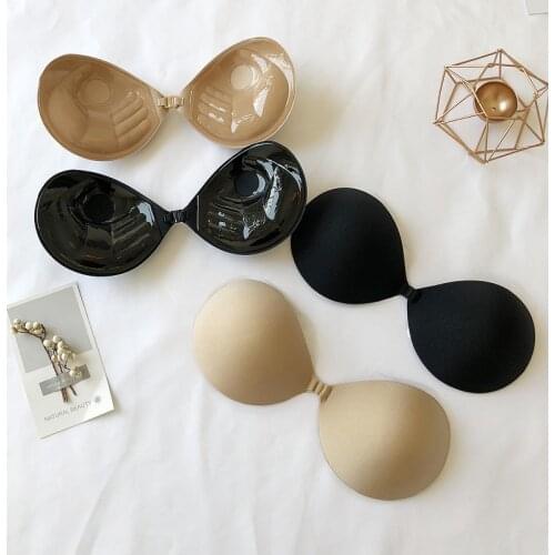 New Reusable Sexy Bralette Crop Top Invisible Push Up Bras For Women Adhesive Strapless Bra Lift Breast Tape Backless Brassiere