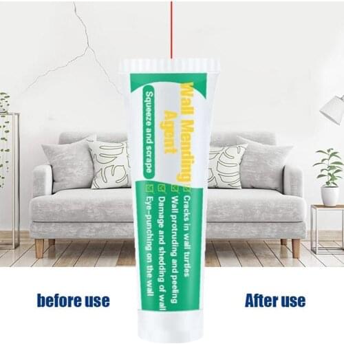 1Pc 100ml Valid mouldproof Wall Mending Agent Wall Wall Crack Nail Patch Original Quick-drying Repair Restore Cream K1F0