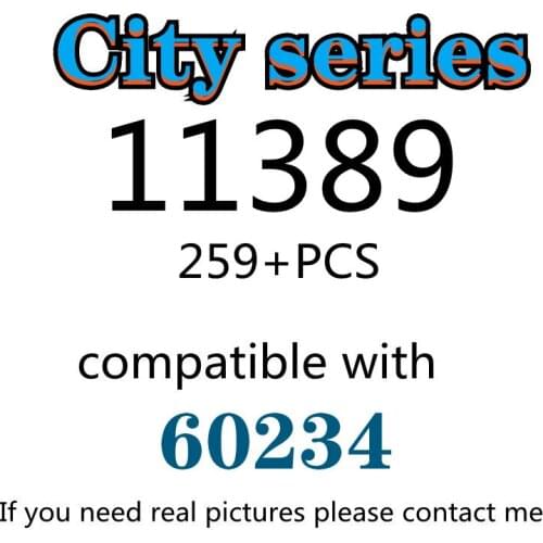 259PCS 11389 Building Block Toy City Series 60234 Assembled Building Block Childrens Toy Gifts
