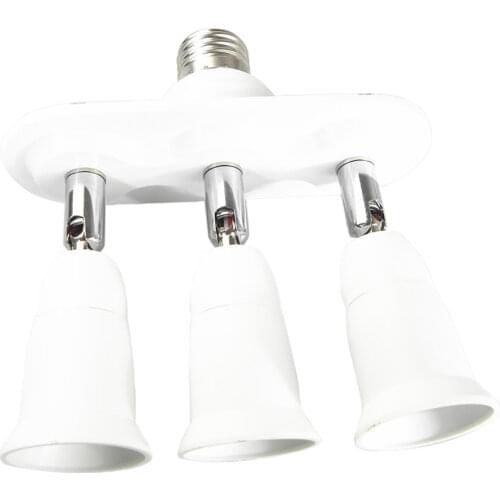 3/4/5 in 1 Moving Head E27 Light Lamp Bulb Adapter Socket Splitter PBT Shell