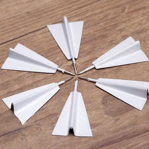 6pcs/set 4*2cm Creative Airplane Shape Thumbtack Mini Pin Thumb Tack Cork Message Board Pushpin For Home Office Wall Thumbtacks