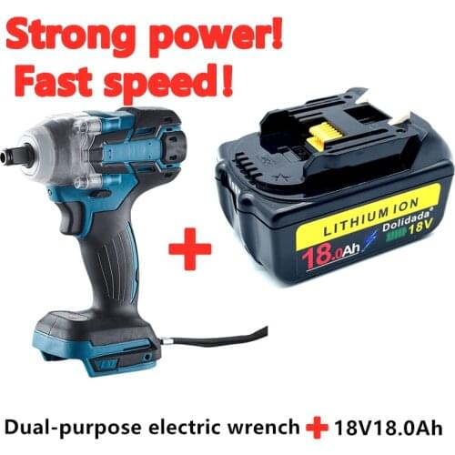 Bl1860 rechargeable battery 18 V 18000mah Makita Li ion 18 V battery bl1840 bl1850 bl1830 bl1860b LXT 400 + Electric wrench