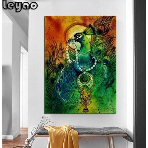 DIY Diamond Painting Peacock Full Square/Round Drill 5D Diamond Embroidery Sale Diamond Picture of Rhinestones Home Decor Gift