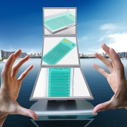 BES 1 Tray Long Stem Premade Fans 2D-7D 0.07/0.10/0.15mm Russian Volume Lash Extension Heat Bonded Mink Eyelashes Extensions