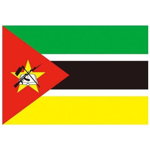 Free shipping Mozambique flag 90*150cm Hanging National Flag