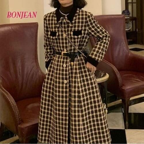 BONJEAN Women's Coats With A Belt