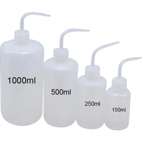 1 Pcs150/250/500/1000ml Long Curved Meat Transparent Water Bottle Liquid Container Spray Bottle Kettle Watering Laboratory Tools