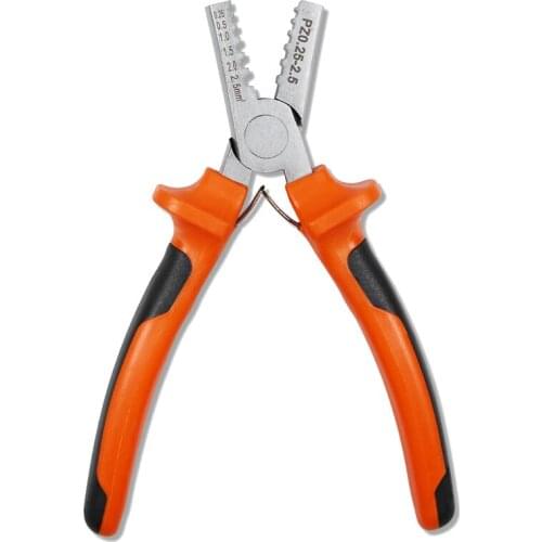 1pc 0.5-2.5mm2 Germany Style Crimping Pliers Lashing Pliers Wire End Pliers Crimping Pliers Carbon Steel Terminals Crimpper