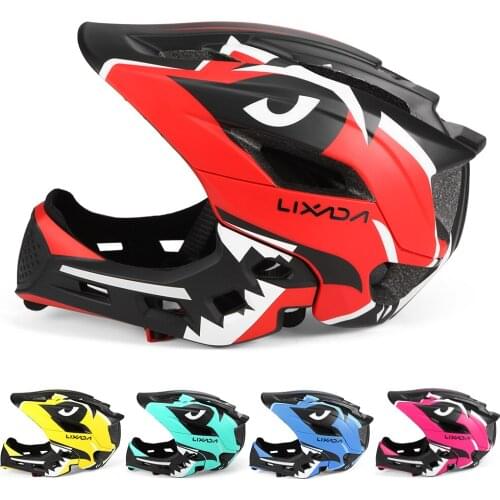 Lixada Kids Detachable Full Face Helmet Children Sports Safety Helmet for Cycling Skateboardin Skating Protection Safety Helmet