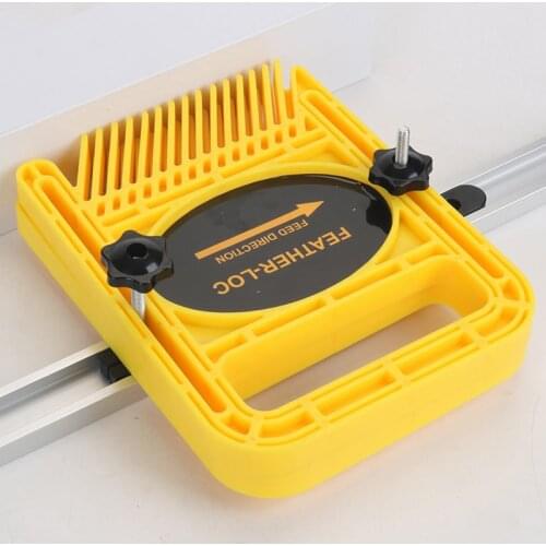 Multi-purpose Extended Feather Loc Board Set Woodworking Engraving Machine Double Featherboards Miter Gauge Slot DIY Tool