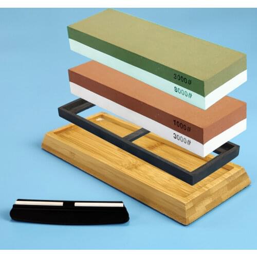 1000 3000 8000 grit Double-sided Whetstone Set grinding Professional Whetstone Honing Waterstone knife sharpener sharpening