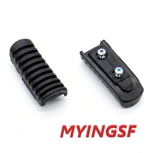Front Foot Peg Footrest Rubber Cover For KAWASAKI NINJA 400R 650 1000 ER4N ER-6N ER-6F EX400 ER400 ER650 Motorcycle Accessories
