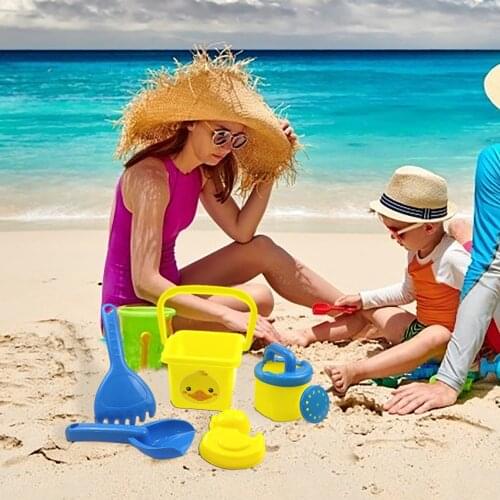 Beach Toys For Kids 5pcs Baby Beach Game Toys Water Game Play Cart Children Sandbox Set Kit Summer Toys For Beach Play Sand