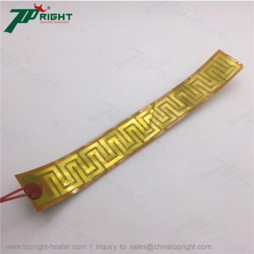 Size 21x3cm Electric Kapton Polyimide Film Heater 3D Printer Heating Element