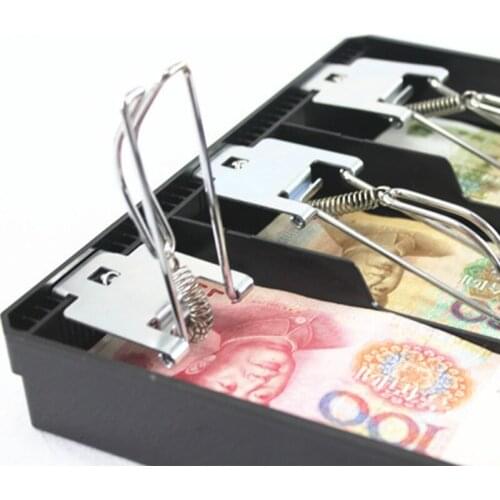 94PF Cabinet Cash Drawer Register Insert Money Tray 3 Compartment Storage Box Cashier