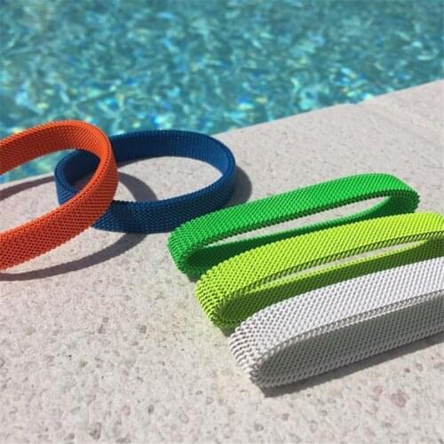 Somsoar All kinds of colors Stainless steel springy Camping color Mesh Bracelet Wristband hand-made Mesh Bracelet 10pcs/lot