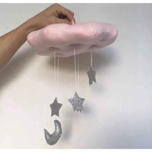 Home Decoration Nordic Children Tent Decoration Cloud Felt Rainbow Pendant Kids Room Decoration Smiles Photography Props