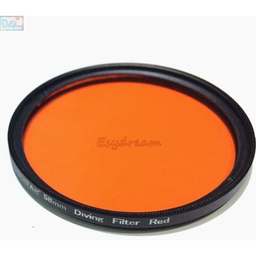 67 58 52 mm Waterproof Red Filter for Camera Gopro Xiaomi Yi Diving Underwater Photography Housing 52mm 58mm 67mm M67