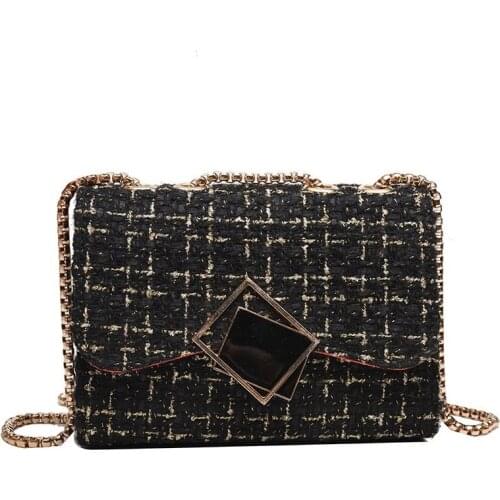 Women Shoulder Bags Wool Crossbody Bags For Women Handbags 2021 Fashion Women Messenger Bag Flap Womens Bag Ladiies Designer