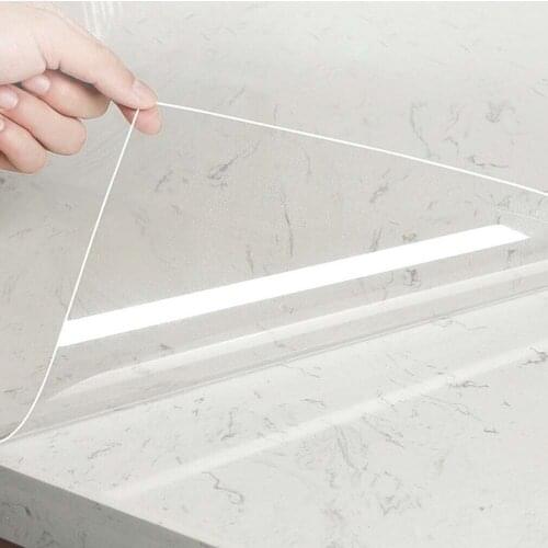 1roll * Oilproof Wall Sticker 60*300cm Transparent Kitchen Oil-proof Wall Sticker Heat-resistant SelfBRO In Stock