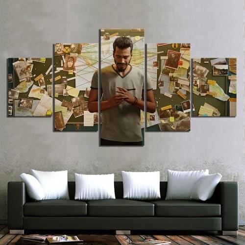 5 Piece HD Picture Rainbow 6 Siege Game Poster Wall Sticker Tom Clancys Rainbow Six Siege Poster Canvas Paintings Wall Art