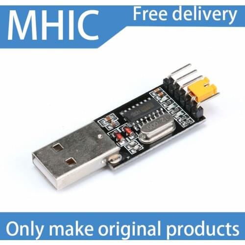 5PCS/LOT USB to TTL CH340 module STC MCU download line brush board USB to serial port