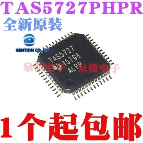 5PCS TAS5727PHPR TAS5727 QFP-48 audio amplifier in stock 100% new and original