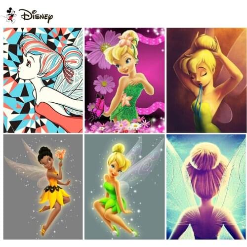 Disney Diamond painting "Cartoon wonderful fairy" Full Square/Round Drill Wall Decor Inlaid Resin Embroidery Craft Cross stitch