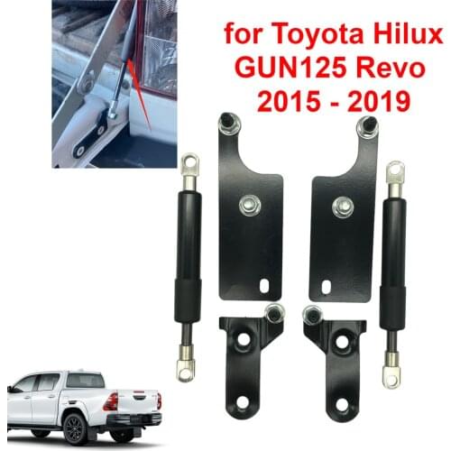 Car Rear Tailgate Slow Down Support Rod Lift Strut Bar Gas Shock Damper For Toyota Hilux GUN125 Revo 2015 2016 2017 2018 2019
