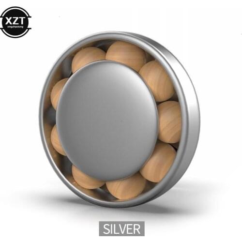 Car Air Outlet Perfume Car Sun Visor Solid Aromatherapy Car Wood Beads Fragrance Air Freshener Decoration