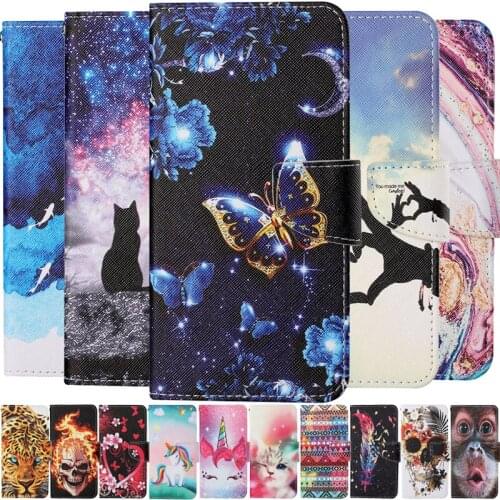 Funda For Samsung Galaxy A11 A 11 A115 SM-A115F Flip Leather Case na For Coque Samsung M11 M115F Wallet Painted Phone Cover Capa
